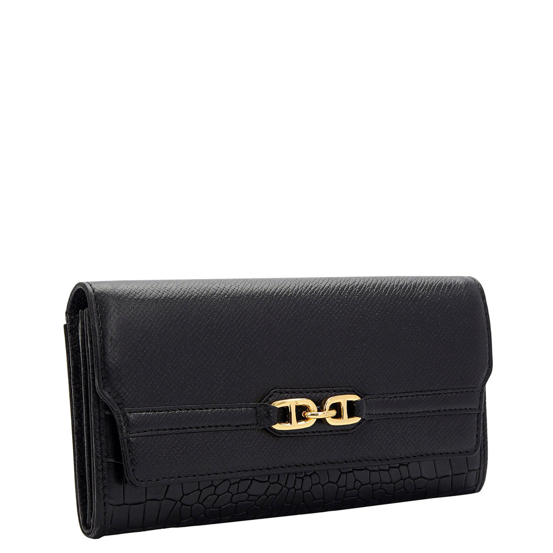 Maison Continental Wallet - Black