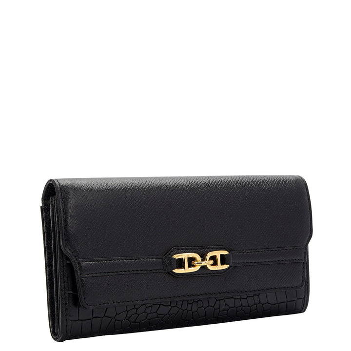 Maison Continental Wallet - Black