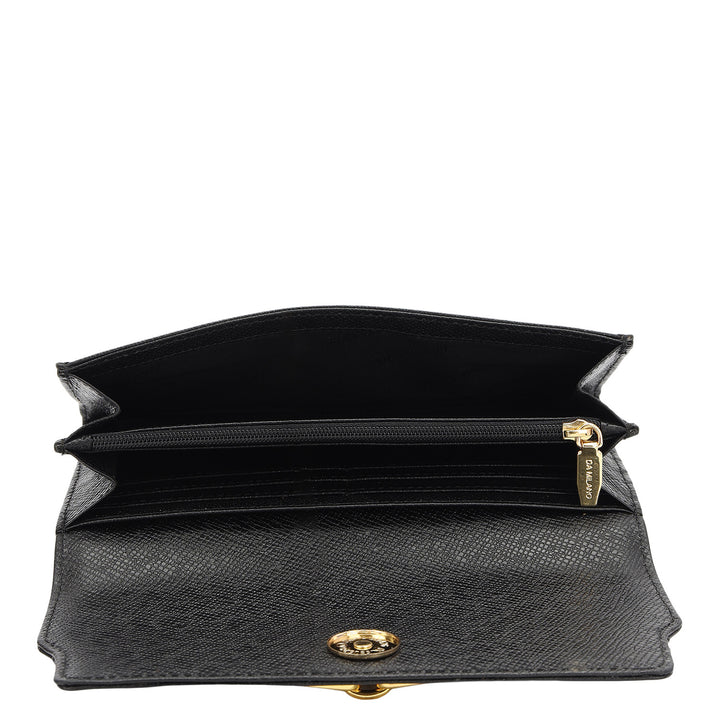 Maison Continental Wallet - Black