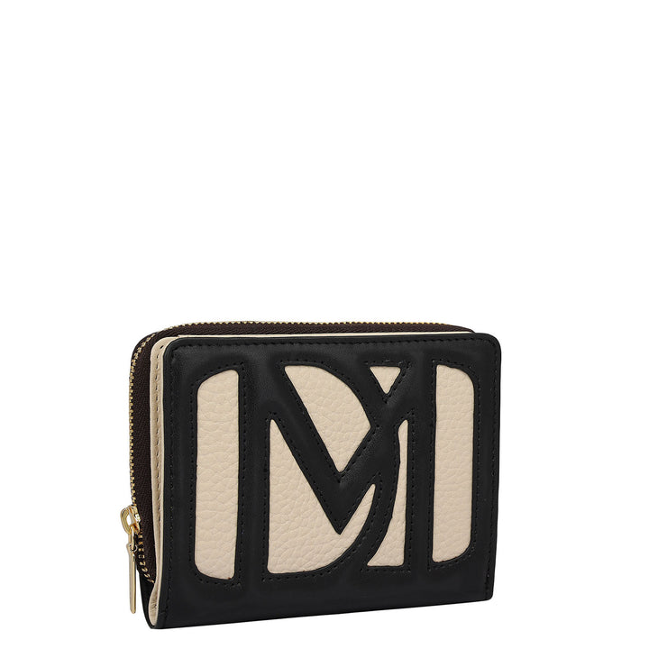 Monofest Zip Around Wallet - Marshmallow & Black
