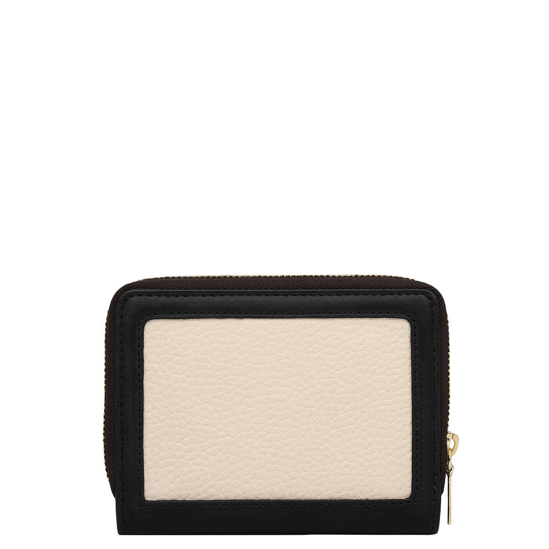 Monofest Zip Around Wallet - Marshmallow & Black