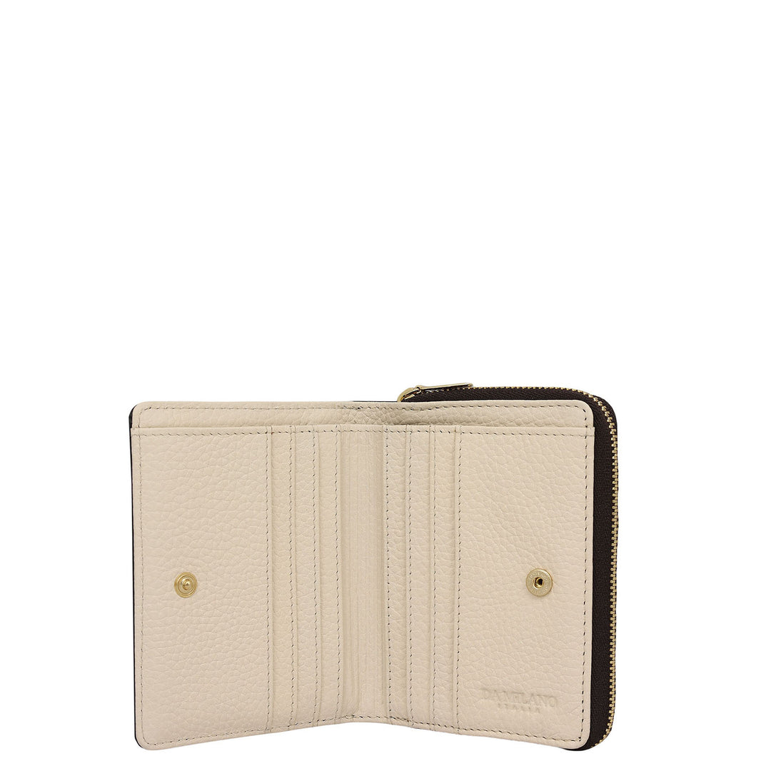 Monofest Zip Around Wallet - Marshmallow & Black