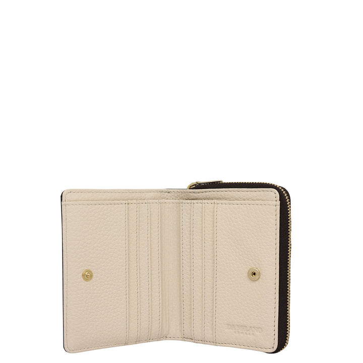 Monofest Zip Around Wallet - Marshmallow & Black