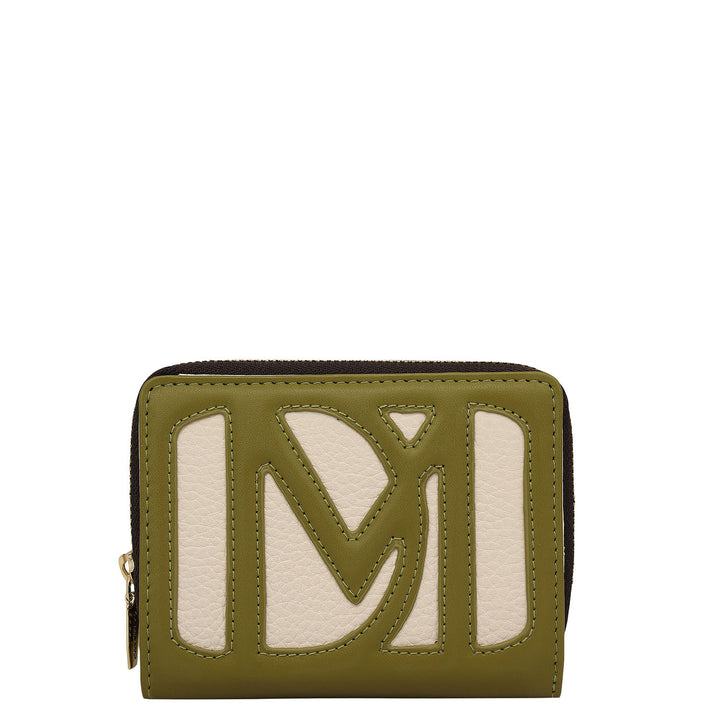 Monofest Zip Around Wallet - Marshmallow & Lime