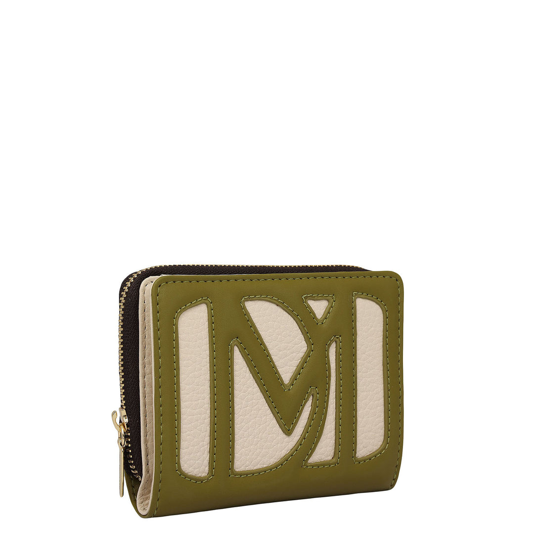 Monofest Zip Around Wallet - Marshmallow & Lime