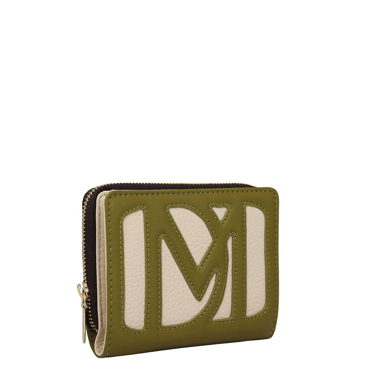 Monofest Zip Around Wallet - Marshmallow & Lime