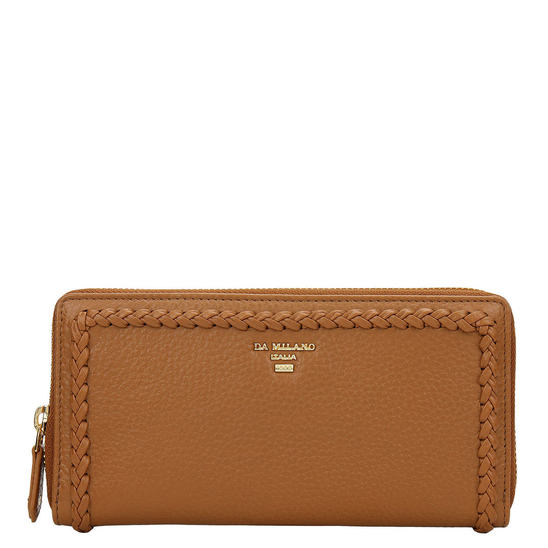 Plume Continental Wallet - Caramel