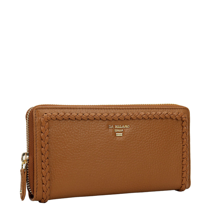 Plume Continental Wallet - Caramel