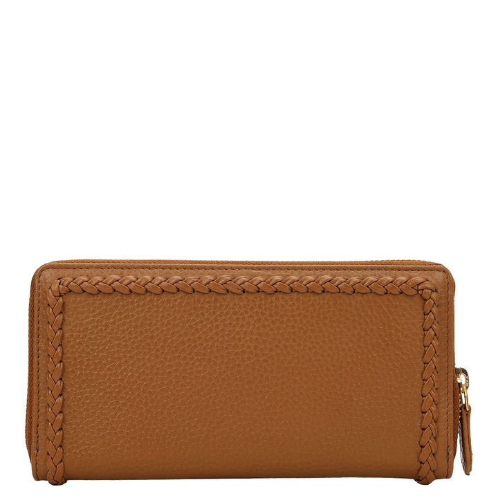 Plume Continental Wallet - Caramel