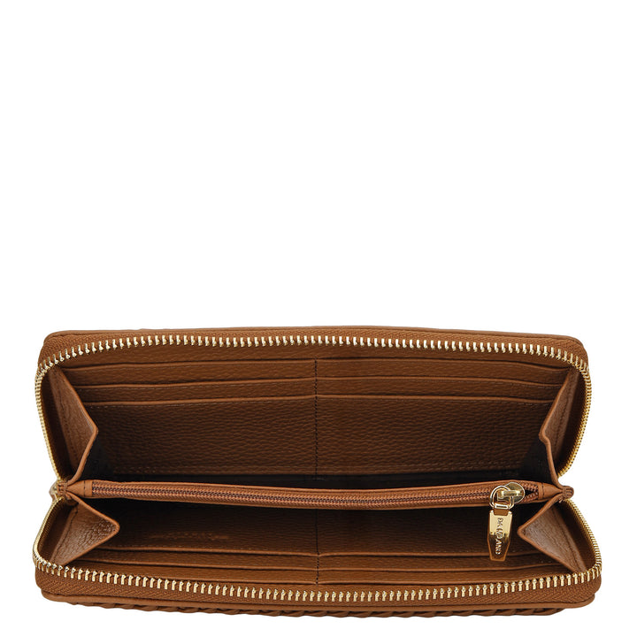 Plume Continental Wallet - Caramel