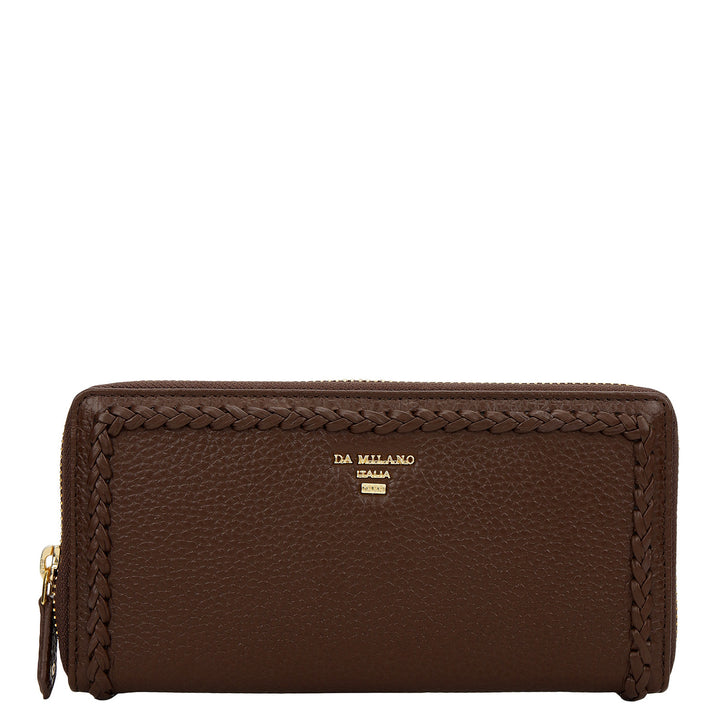 Plume Continental Wallet - Mocha