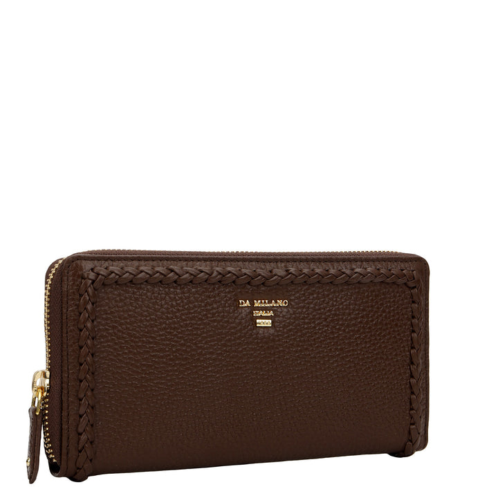 Plume Continental Wallet - Mocha