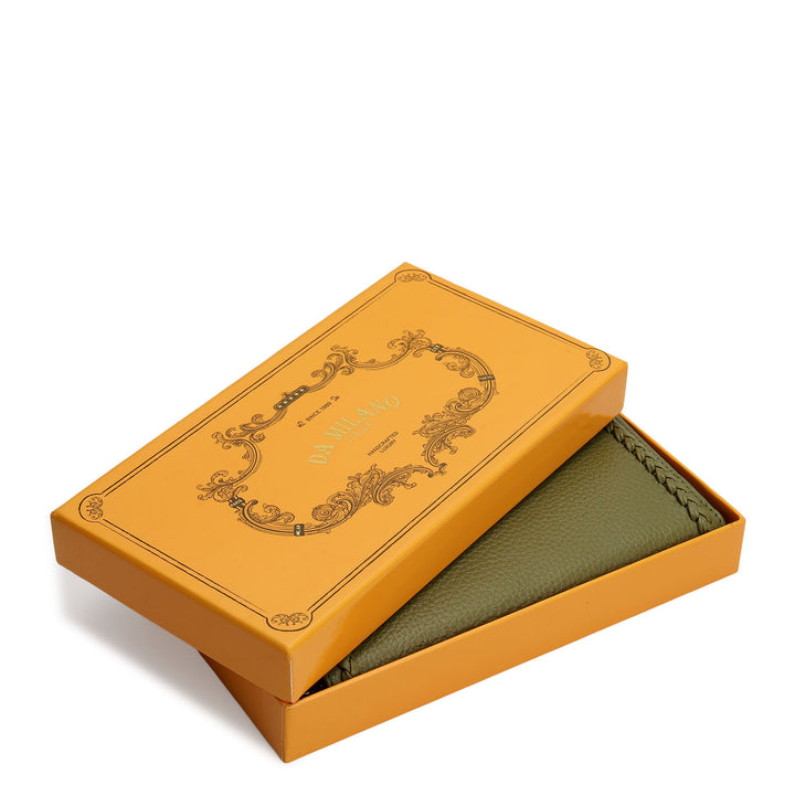 Plume Continental Wallet - Sage