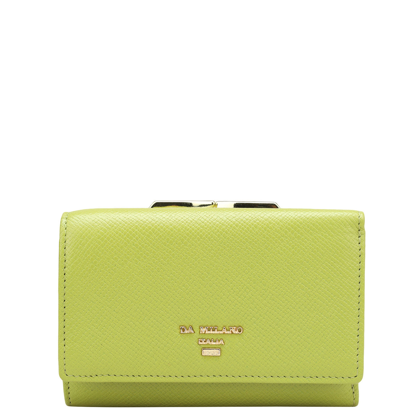 Franzy Leather Ladies Wallet - Lime