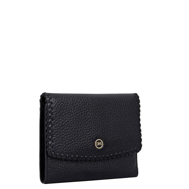 Plume Compact Wallet - Black