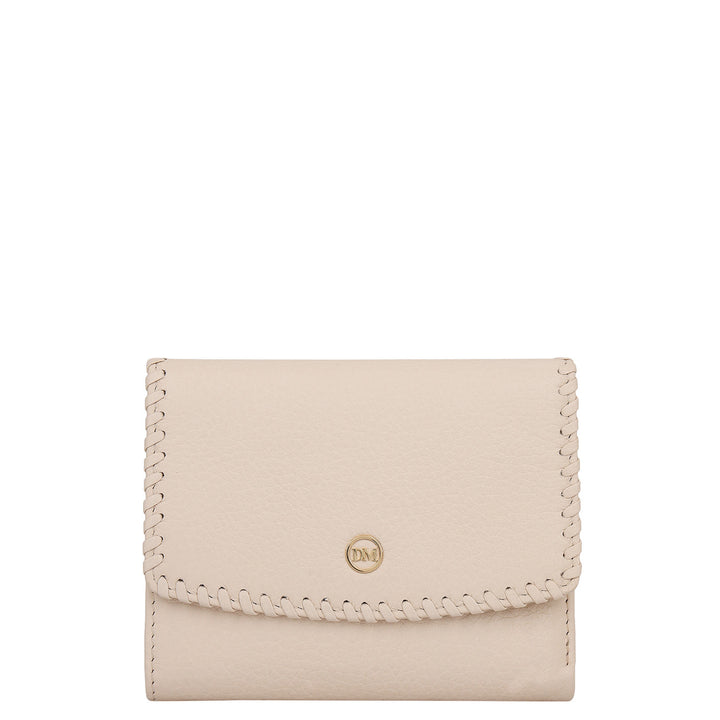 Plume Compact Wallet - Marshmallow