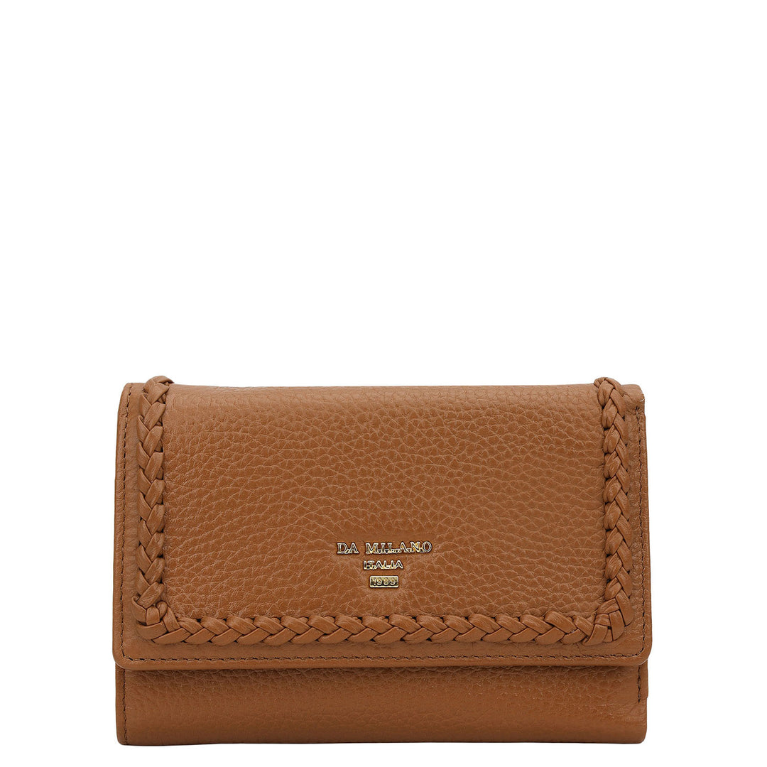 Plume Compact Wallet - Caramel