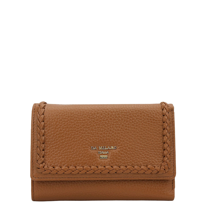 Plume Compact Wallet - Caramel