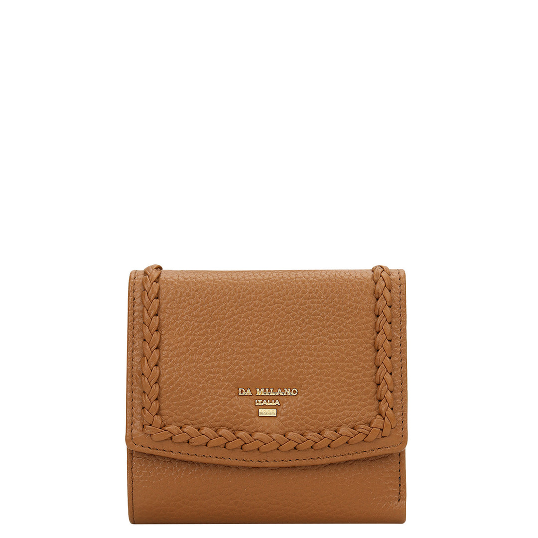 Plume Compact Wallet - Caramel