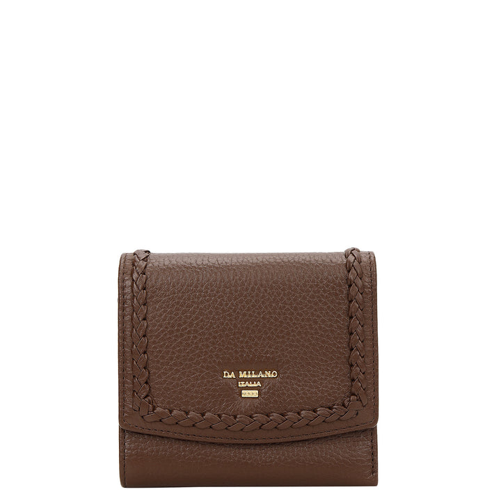 Plume Compact Wallet - Mocha