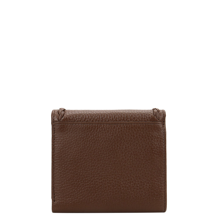 Plume Compact Wallet - Mocha