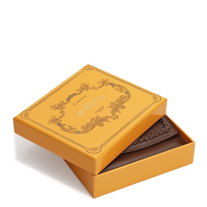 Plume Compact Wallet - Mocha
