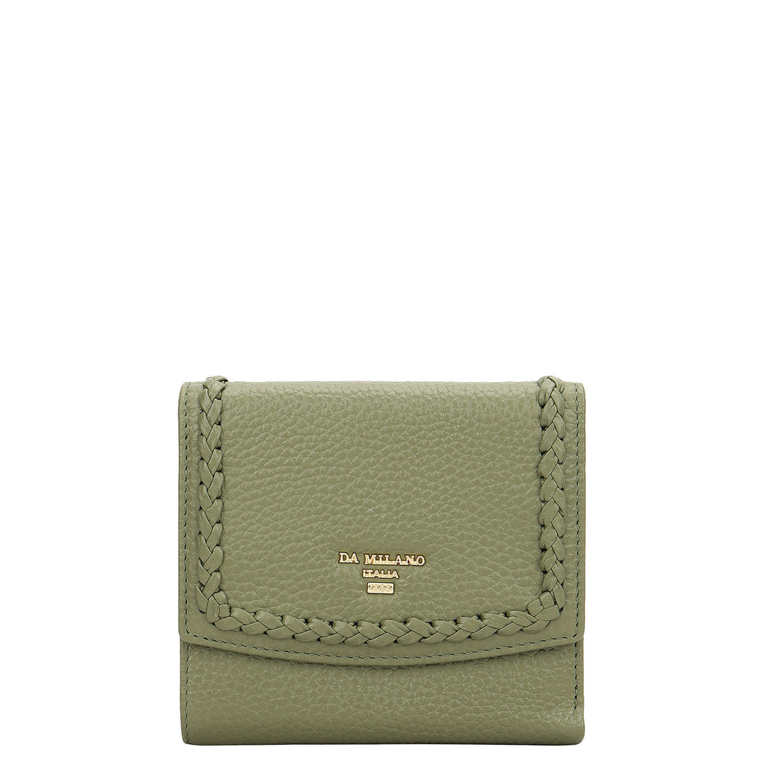Plume Compact Wallet - Sage