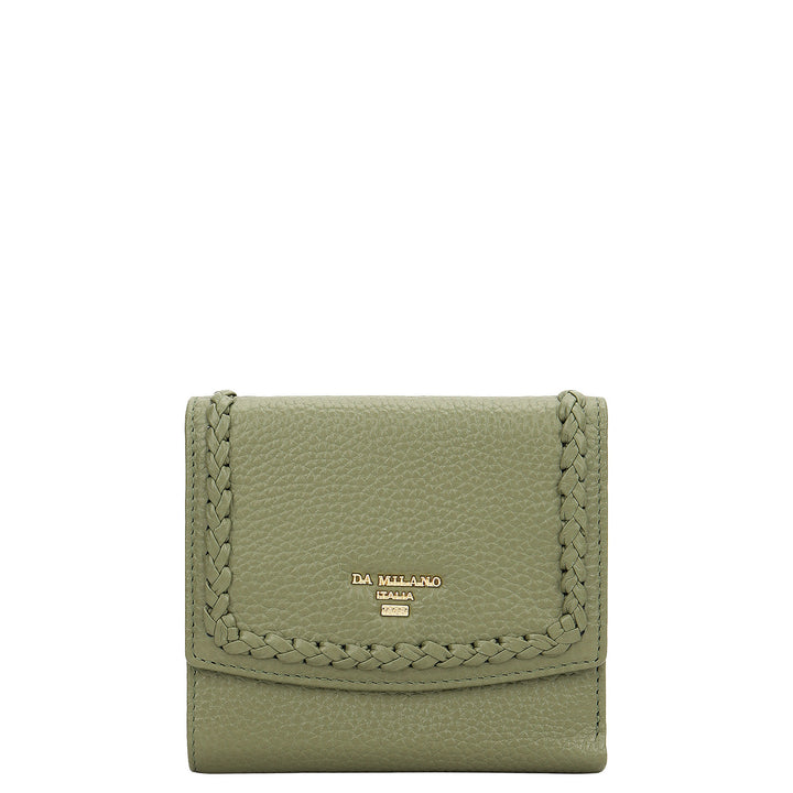 Plume Compact Wallet - Sage