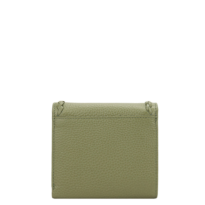 Plume Compact Wallet - Sage