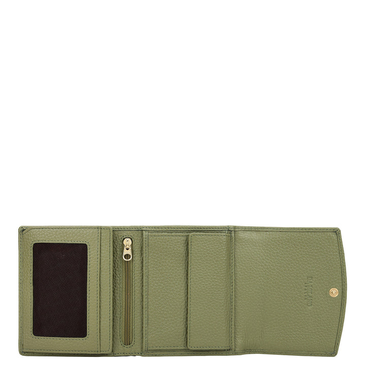 Plume Compact Wallet - Sage