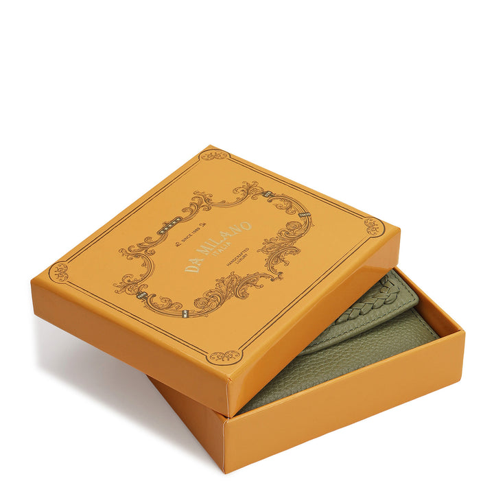 Plume Compact Wallet - Sage