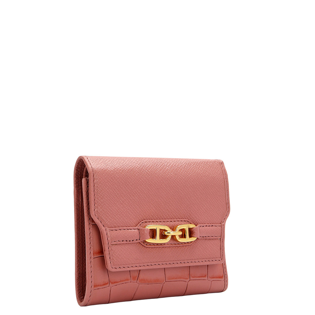 Maison Compact Wallet - Rose