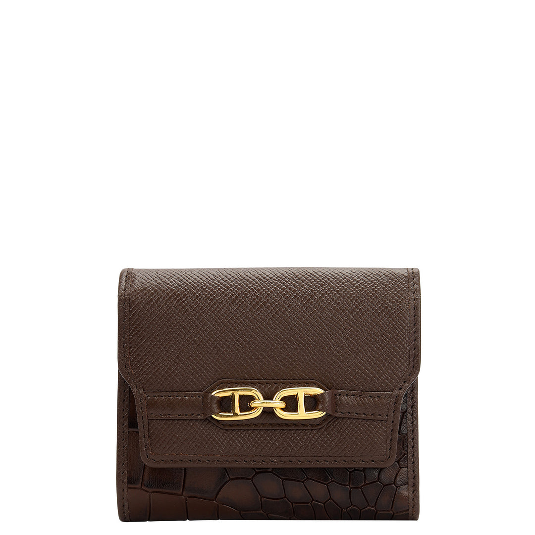 Maison Compact Wallet - Walnut