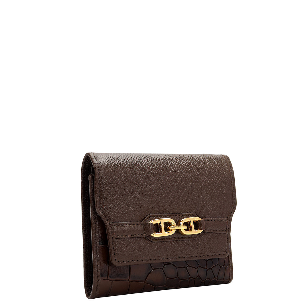 Maison Compact Wallet - Walnut