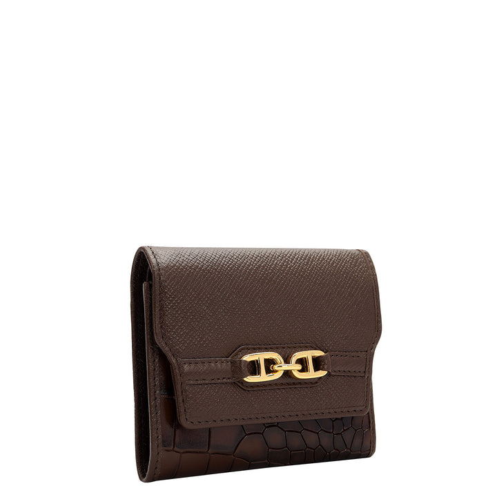 Maison Compact Wallet - Walnut