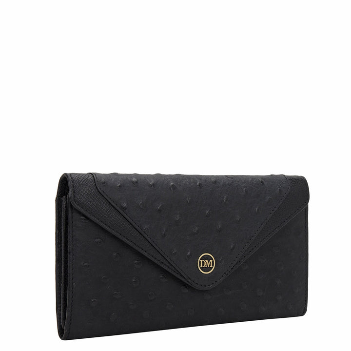 Ostra Continental Wallet - Black