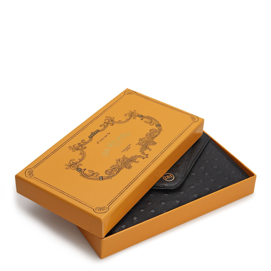 Ostra Continental Wallet - Black