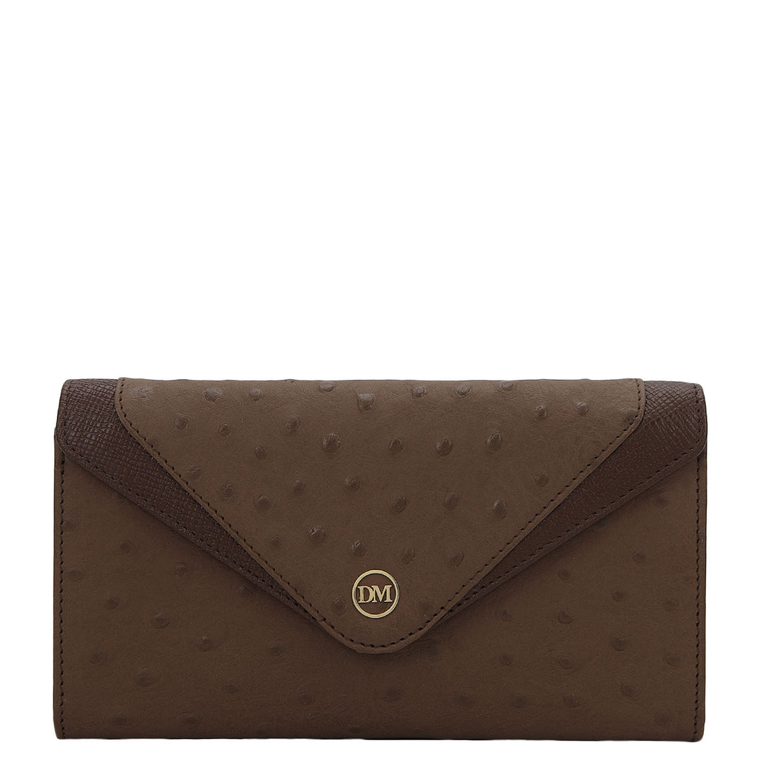 Ostra Continental Wallet - Walnut