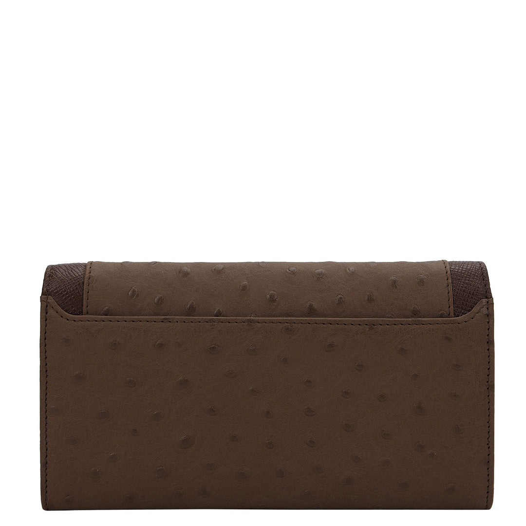Ostra Continental Wallet - Walnut