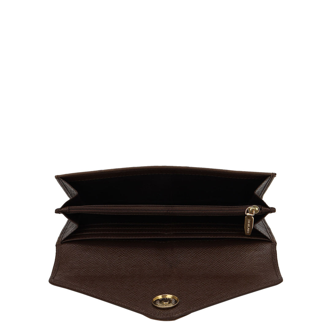 Ostra Continental Wallet - Walnut