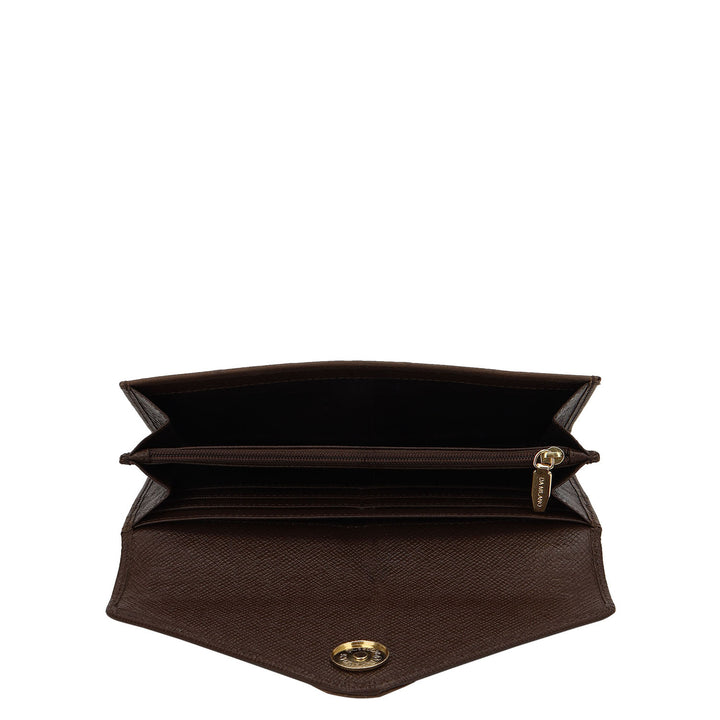 Ostra Continental Wallet - Walnut