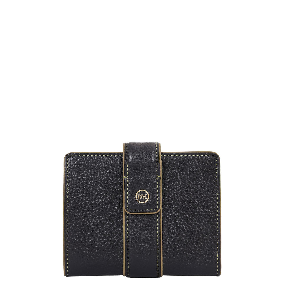 Linea Compact Wallet - Black