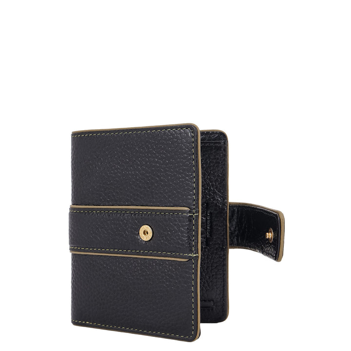 Linea Compact Wallet - Black