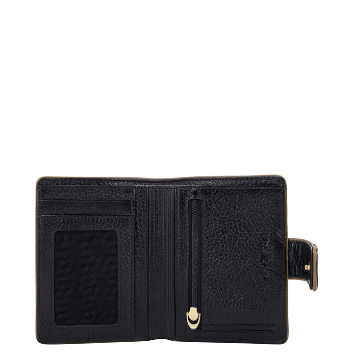 Linea Compact Wallet - Black