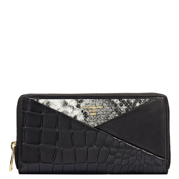 Ophidia Continental Wallet - Black