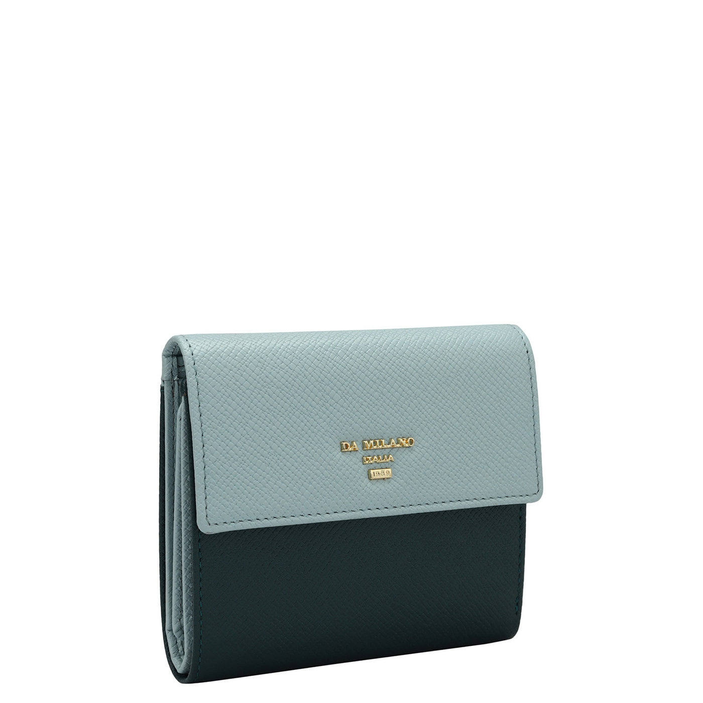 Franzy Leather Ladies Wallet - Octane & Cloud Blue