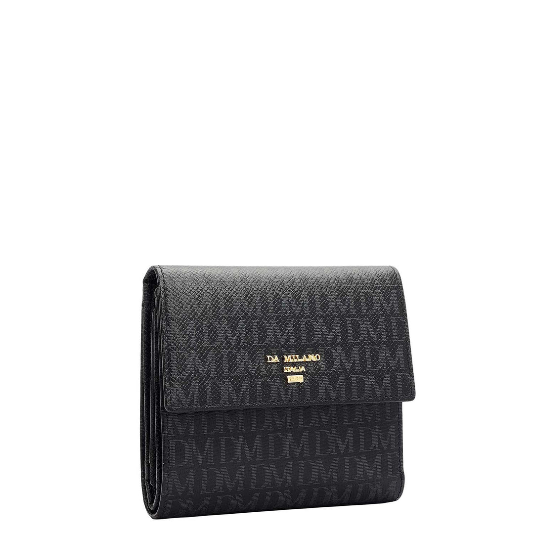 Iconica Tri-fold Wallet - Black