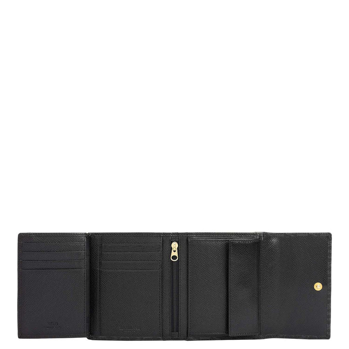 Iconica Tri-fold Wallet - Black