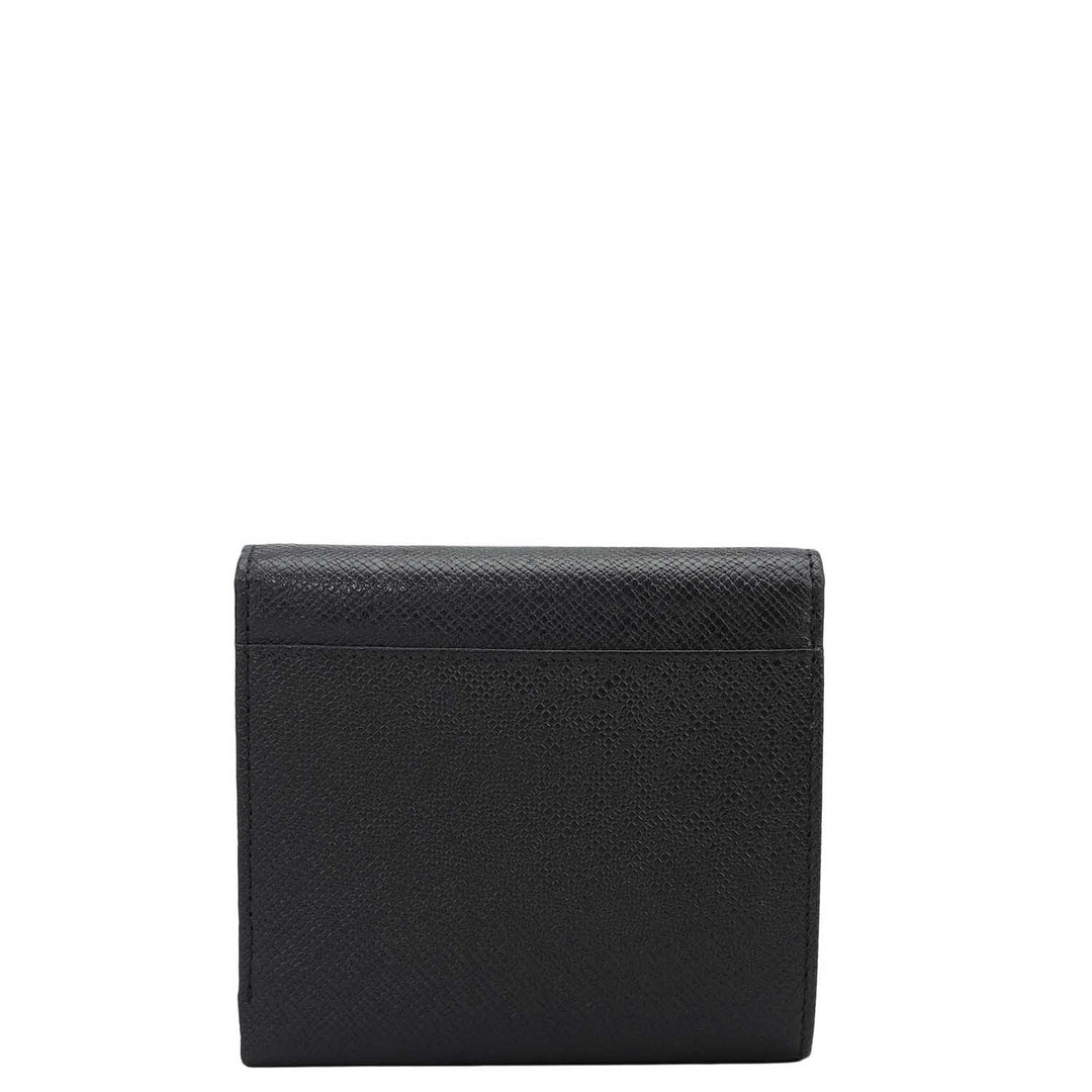 Franzy Leather Ladies Wallet - Black