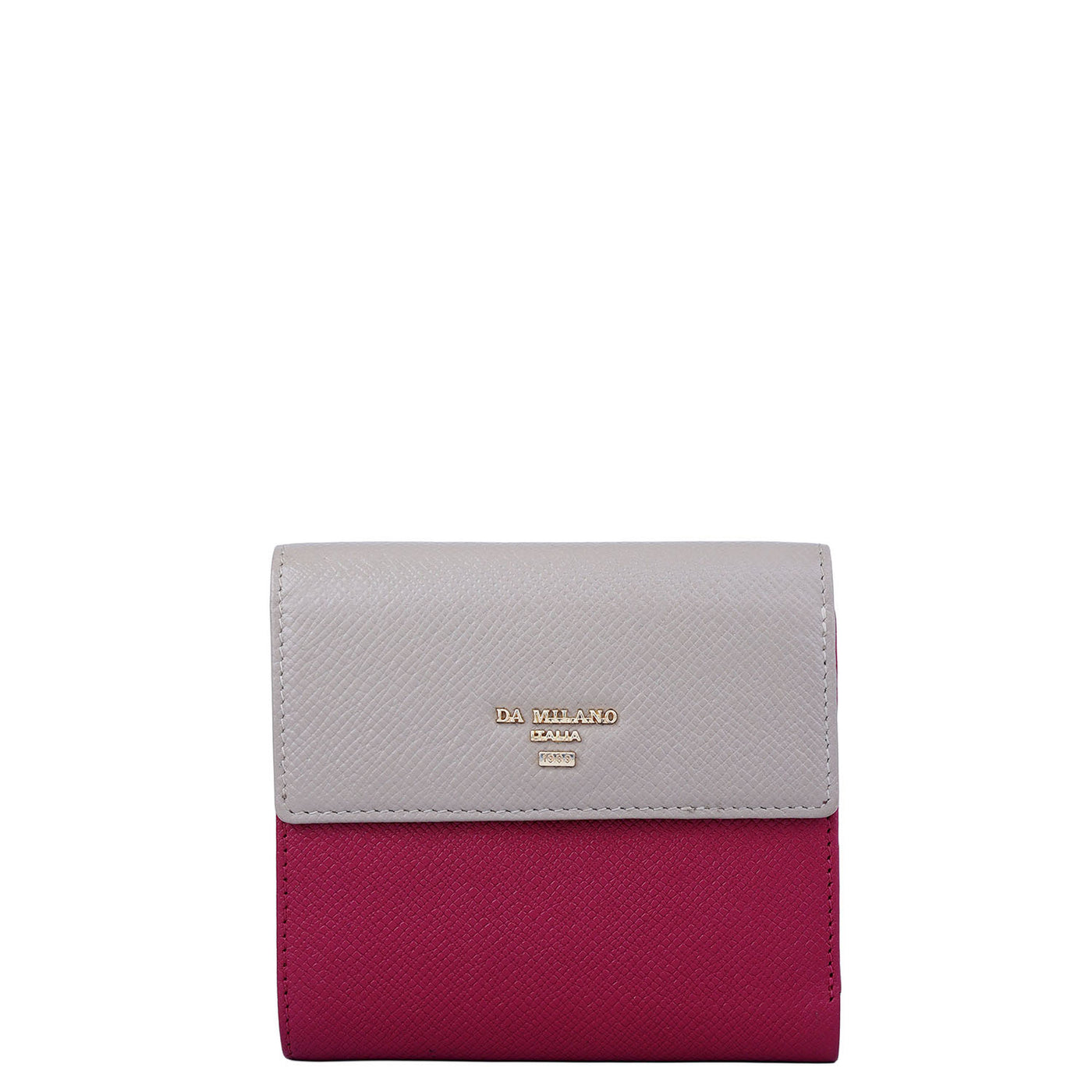 Franzy Leather Ladies Wallet - Plumberry & Chalk